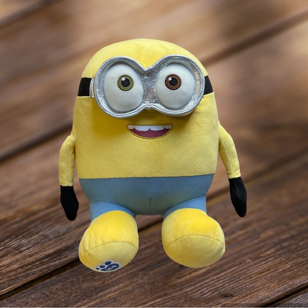 Build A Bear Stuffed Minions Bob Plush 12" Despicable Me Eye Goggles